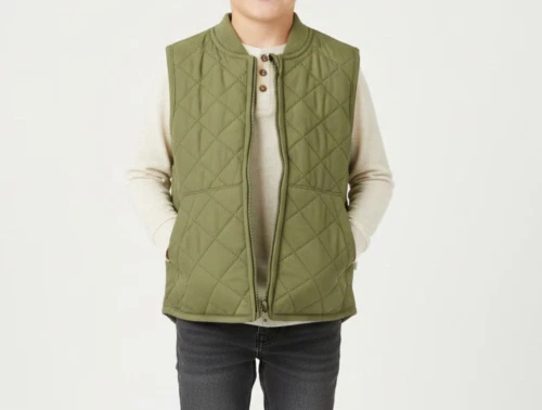 Wheat olive termovest Gilet Eden