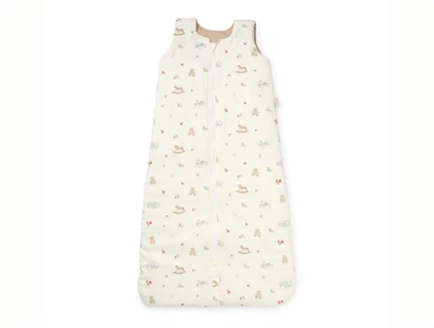 Cam Cam Copenhagen sovepose i råhvid nuance med vintage toys print