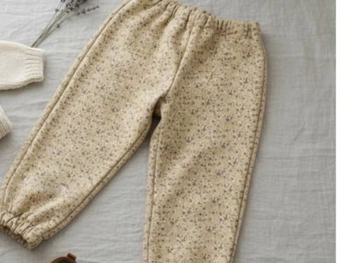 Wheat softshell bukser Luca lilac flowers