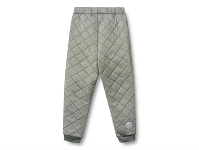 Wheat thermo bukser i farven thunder melange set bagfra