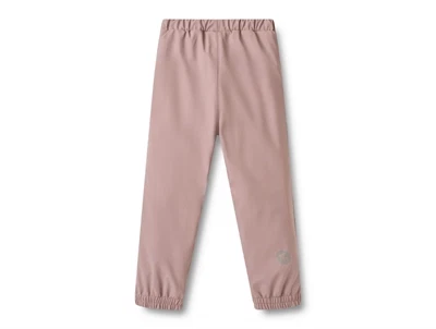Wheat termo regnbukser i dusty lavender set bagfra med refleks