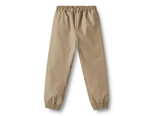 Wheat termo regnbukser i beige nuance set forfra