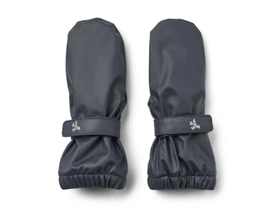 Wheat gummivanter ink med fleecefoer og velcrolukning set forfra