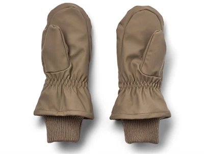 Wheat luffer dry wood med ribkant og fleecefoer set bagfra