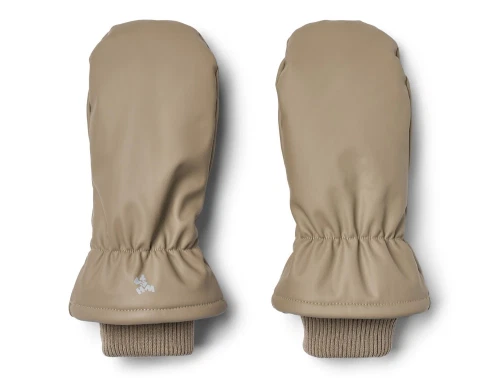Wheat vinterluffer i beige nuance med fleecefor set forfra