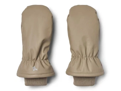 Wheat vinterluffer i beige nuance med fleecefor set forfra