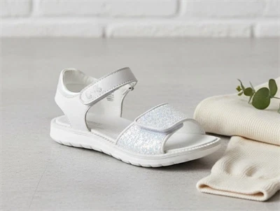 Primigi Alanis sandal hvid/sølv glimmer