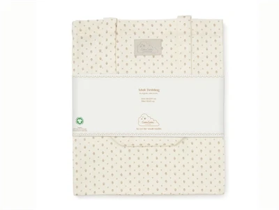 Cam Cam Copenhagen sengetøj leveret i matchende stofpose med rowan print