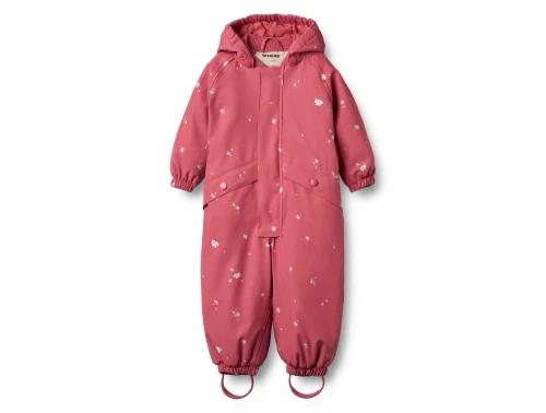 Wheat termoregndragt floating flowers med quiltet for