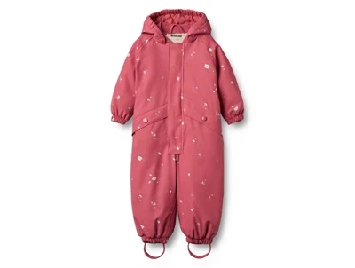 Wheat termoregndragt floating flowers med quiltet for