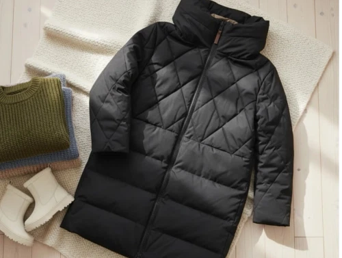 Ver de Terre vendbar vinterfrakke black/caramel