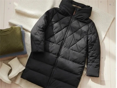 Ver de Terre vendbar vinterfrakke black/caramel