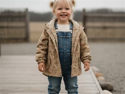 Wheat overgangsjakke Ada moonstone flowers