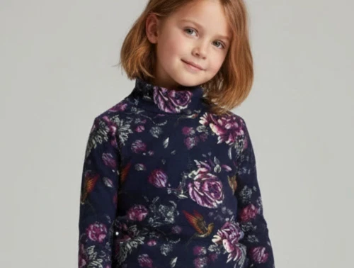 Creamie turtleneck total eclipse flowers