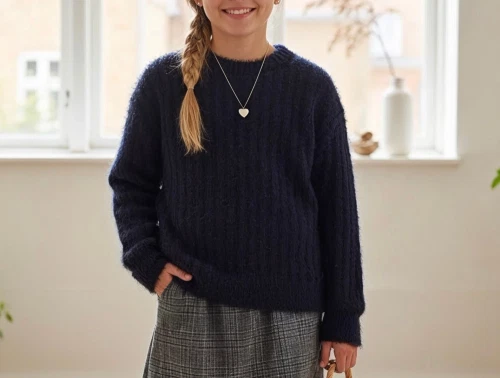 Creamie pullover fluffy black