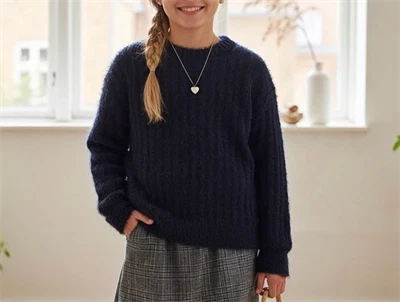 Creamie pullover fluffy black