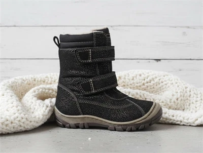 Arauto RAP vinterstøvle Misha black splinter med velcro og TEX