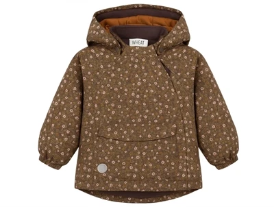 Wheat vinterjakke Sascha eggplant flowers