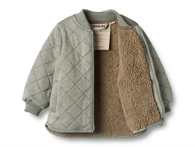 Wheat termojakke i farven thunder melange med synligt for