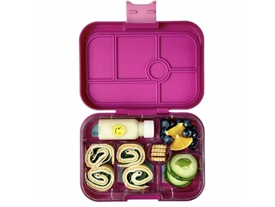 Yumbox Original bento madkasse malibu lilla/havfrue med 6 rum