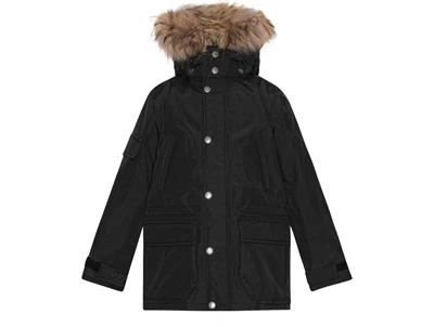 VER de TERRE Nordic vinterjakke i black set forfra