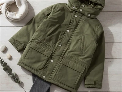 Ver de Terre dark olive vinterjakke nordic