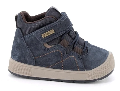 Primigi begyndersko i ruskind og tekstil med GORE-TEX