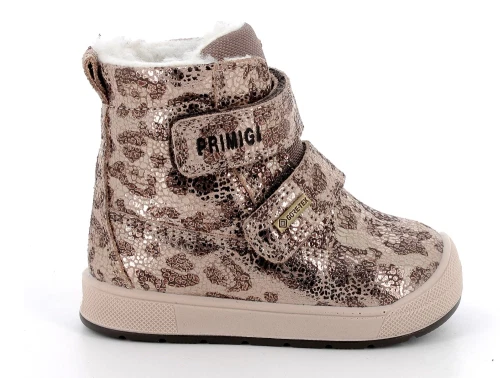Primigi vinterstøvle rosa glitter til baby med velcro