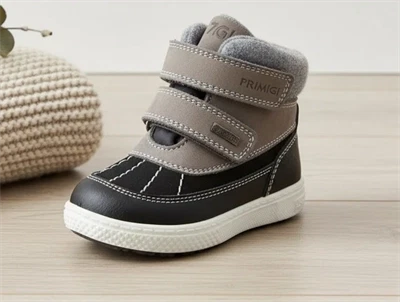 Primigi vinterstøvle grå/sort med uldmix og GORE-TEX