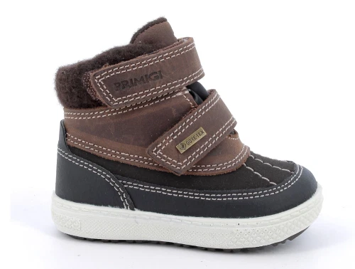 Primigi vinterstøvle brun/sort med uldmix og GORE-TEX