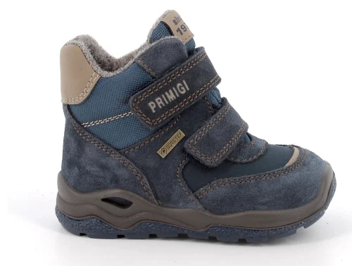 Primigi børnestøvle blå i ruskind og tekstil med GORE-TEX