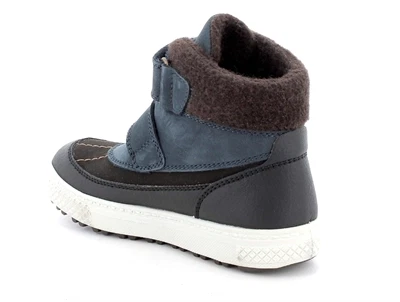 Primigi vinterstøvle blå og sort med velcroremme