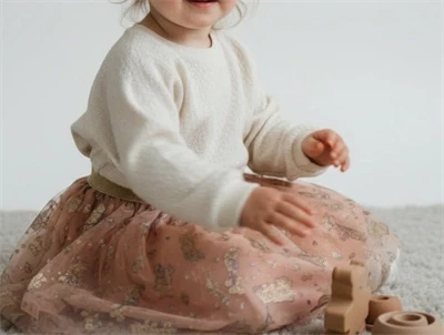 Wheat tylskørt Tulle Snehvide soft rouge