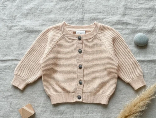 En Fant cardigan peach purée