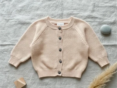En Fant cardigan peach purée