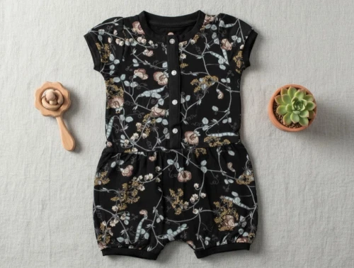En Fant jumpsuit Gate phantom med blomster