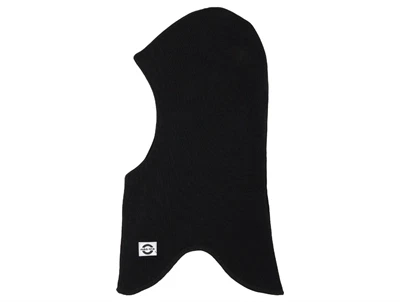 Mikk-Line uld elefanthue sort med vindstop