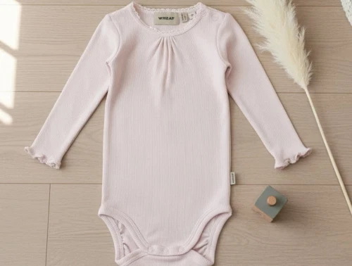 Wheat rose ballet rib body Lotta