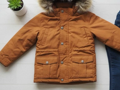 En Fant vinterjakke leather brown