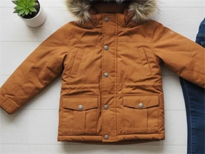 En Fant vinterjakke leather brown