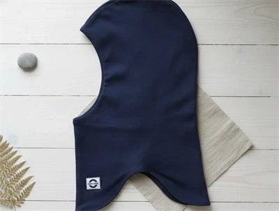 Mikk-Line elefanthue blue nights med stræk og dobbelt lag