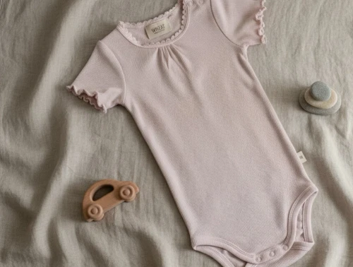 Wheat soft lilac body rib lace