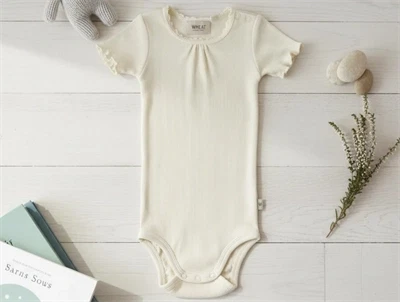 Wheat eggshell body rib lace