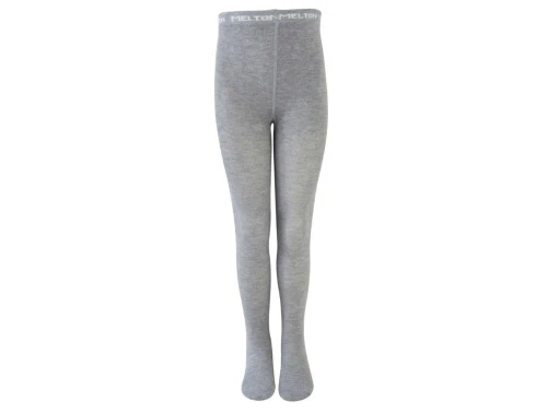 melton strømpebukser i lysegrå bambusviskose, set forfra