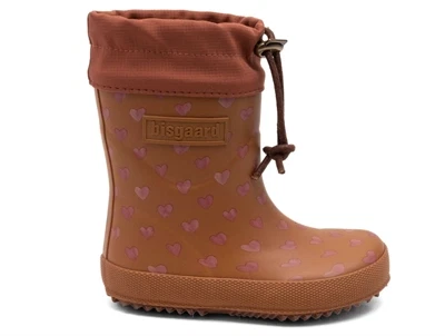 Bisgaard Thermo vintergummistøvle autumn heartbeat side