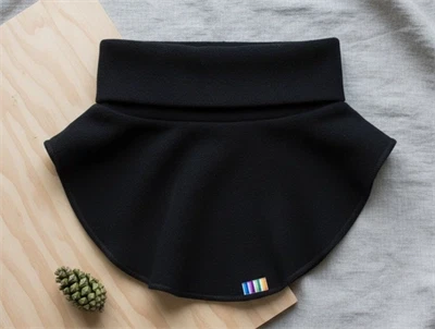 Joha halsedisse sort uld/bomuld mix