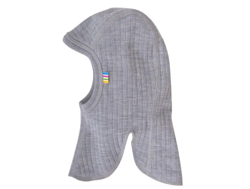 Joha elefanthue i lysegrå med dobbelt lag uld