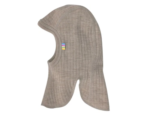 Joha elefanthue i sesame melange med dobbelt lag uld