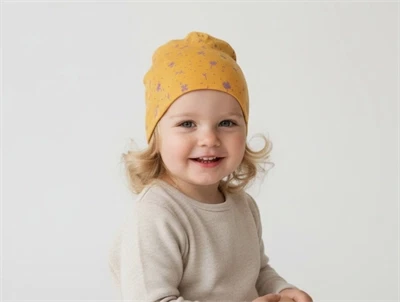 Soft Gallery beanie sunflower clover