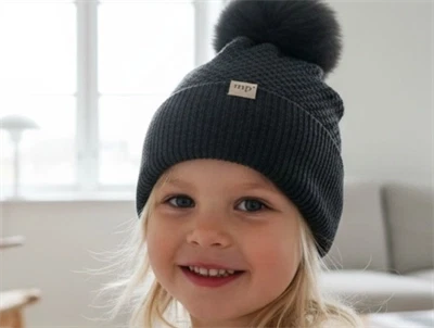 MP dark grey melange beanie Chunky Oslo